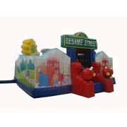 inflatable bouncer Elmo amusement park